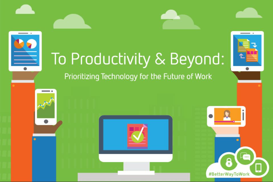 The workplace is changing. Are you taking advantage of new technology to improve your productivity? Learn how far modern tech can take you.  <a href="To Productivity & Beyond Prioritizing Technology for the Future of Work.php" style="font-size: 16px;
font-weight: 300;
margin-bottom: 0;">Read More</a>